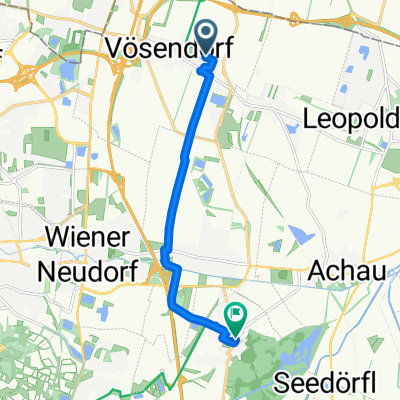 Johannisweg, Vösendorf nach Herzog-Albrecht-Straße, Laxenburg