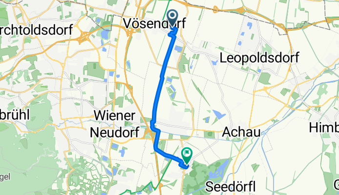 Johannisweg, Vösendorf nach Herzog-Albrecht-Straße, Laxenburg