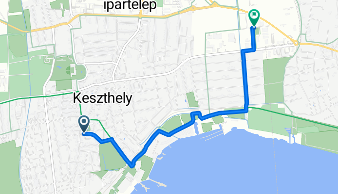 Kossuth Lajos utca nach Tapolcai út 45/A