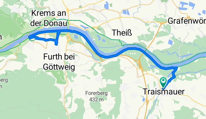 Traismauer - Mautern - retour