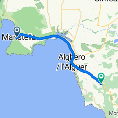 SS 127 bis, Alghero to Regione la Scaletta, Alghero