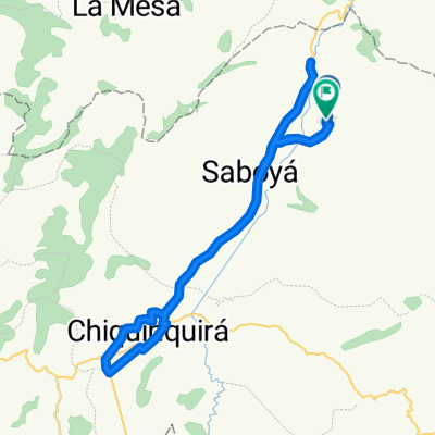 De P7GG+W9 a Vía Sin Nombre