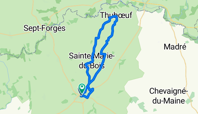 Route in Lassay-Les-Châteaux