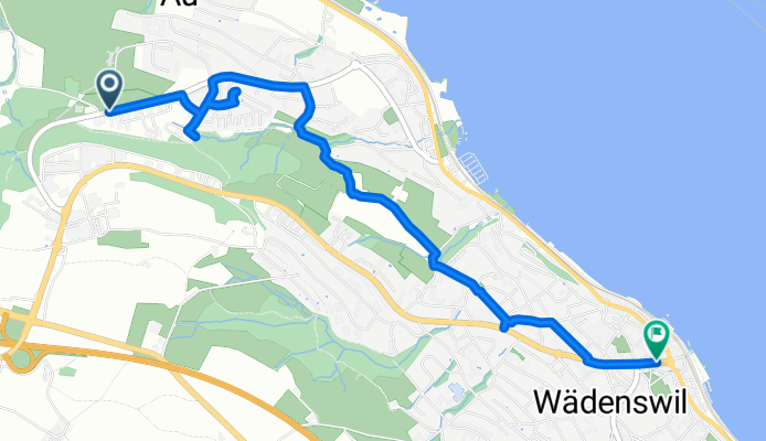 Steinacherstrasse, Au ZH to Seestrasse, Wädenswil