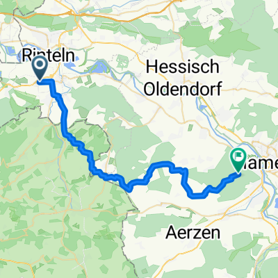Bredow - Finkenborn über Derenberg und Riepenburg