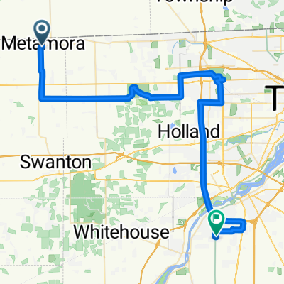 Maple St, Metamora to Brampton Park Rd, Perrysburg