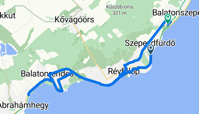 71-es főút, Balatonszepezd - Badacsonyi út, Balatonszepezd