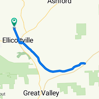Poverty Hill Rd, Ellicottville to Poverty Hill Rd, Ellicottville