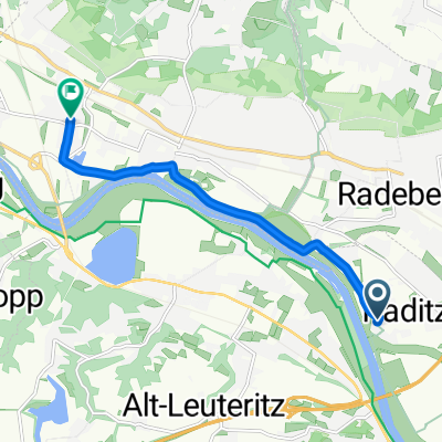 24.08.25 Altkaditz, Dresden nach Altnaundorf, Radebeul