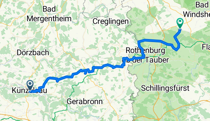 Zweiflingen - Burgbernheim