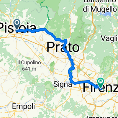 Vicolo del Malconsiglio, Pistoia to Borgo San Frediano, Firenze