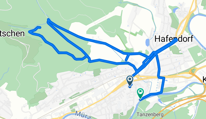 Johann-Böhm-Straße nach Johann-Böhm-Straße