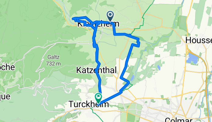 Da Rue du Vogelgarten a Rue du Maréchal de Lattre