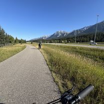 Photo 8 of the Bikemap route "Trans Canada Highway 1 E, Canmore to Bow Valley Tr, Canmore"
