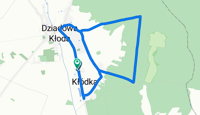 Słoneczna, Dziadowa Kłoda do Słoneczna, Dziadowa Kłoda