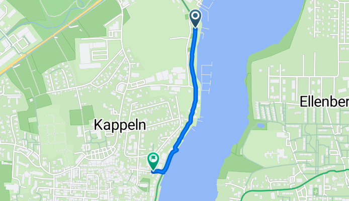 Grauhöft, Kappeln nach Rathausmarkt, Kappeln