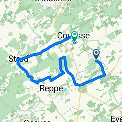 Route d'Andenne, Ohey à Rue Neuve, Andenne