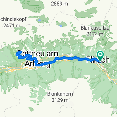 Flirsch– Nessleralm u. zurück