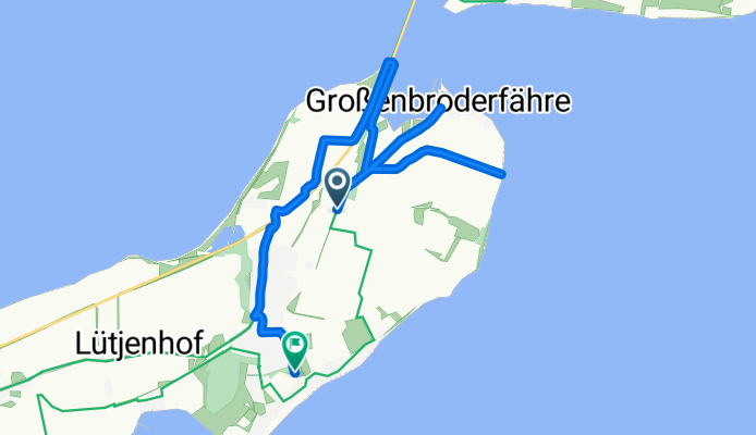 Großenbrode nach Südstrand, Großenbrode