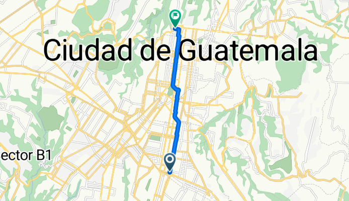 Ruta desde Boulevar Liberación