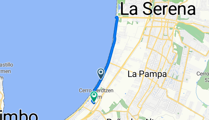 Avenida del Mar, La Serena a Cantera, Coquimbo