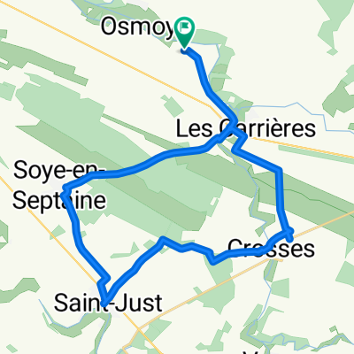 Osmoy Crosses St Just Ste Solange 30 kms