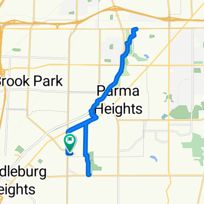 W 130th St, Parma Heights to W 130th St, Parma Heights