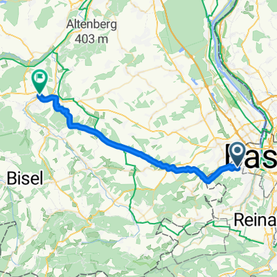 Feldstrasse, Allschwil nach Altkirch