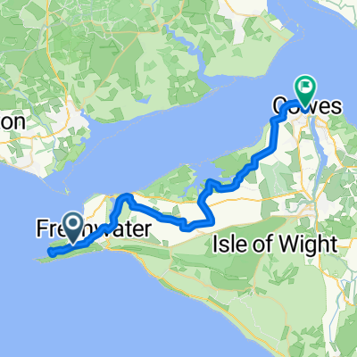 Totland Bay to Cowes