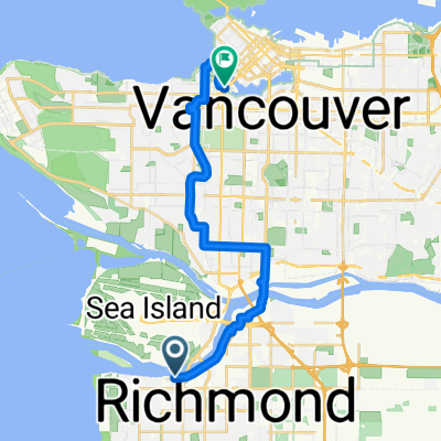 River Rd, Richmond to Foreshore Walk, Vancouver