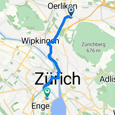 Friedackerstrasse nach Genferstrasse