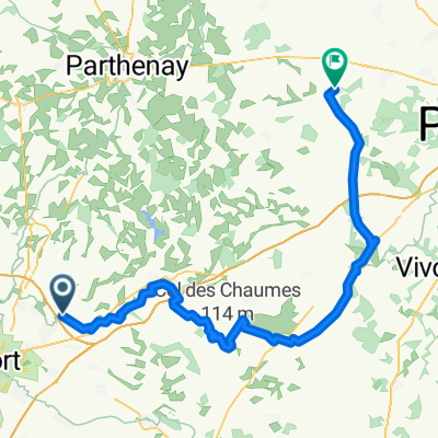 De Chemin de l'Îlot à Rue du Moulin À Vent