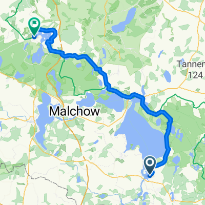 Fritz-Reuter-Straße, Rechlin nach Markt, Krakow am See