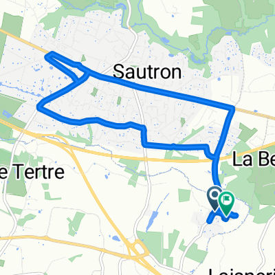 Chemin de la Noue de Brimberne, Couëron à Chemin de la Noue de Brimberne, Couëron