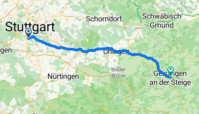 Stuttgart - Geislingen an der Steige