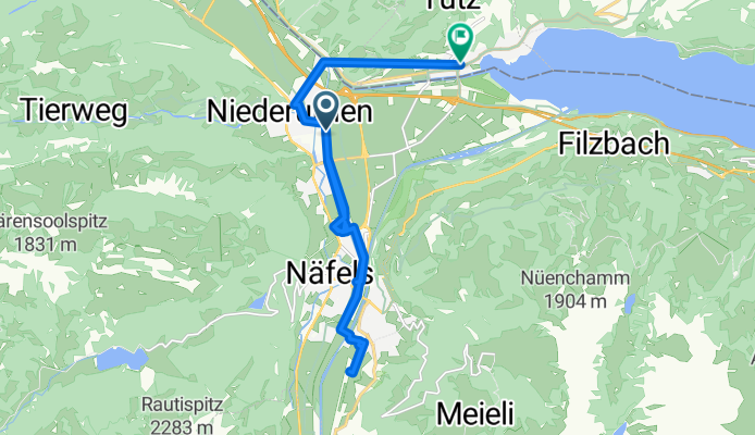 Espenstrasse nach Staad