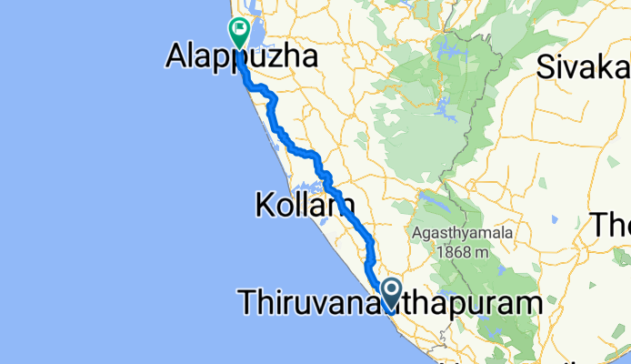 Thiruvananthapuram - Alappuzha