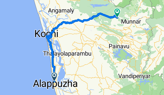 Alappuzha - Munnar