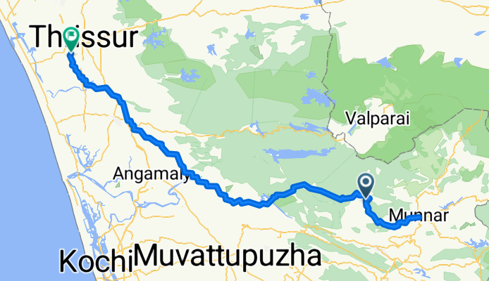 Munnar - Thrissur