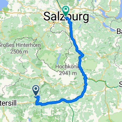 Schmittenstraße do Rathausplatz