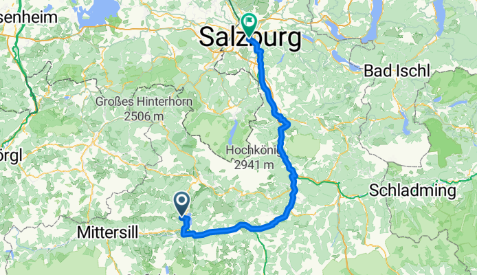 Schmittenstraße do Rathausplatz