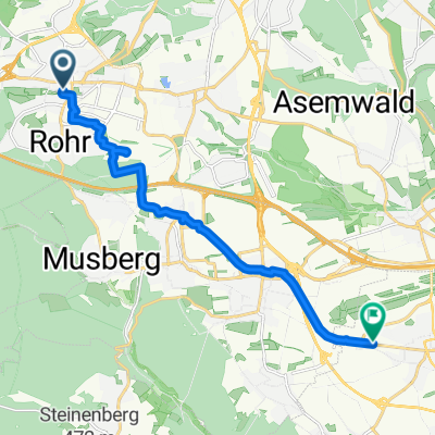 Bassermannstraße, Stuttgart nach Echterdinger Straße, Filderstadt