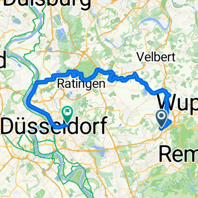Von Wuppertal bis Düsseldorf