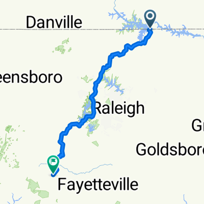 Drewry Virginia Line Rd, Norlina to Southern Pines