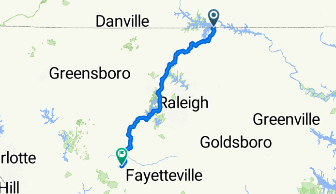 Norlina to Southern Pines