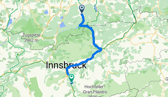 Lenggries nach Matrei a. Br. Gemeindeamt