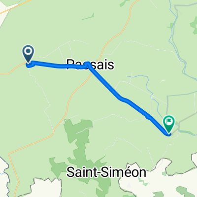 From Mantilly to Saint-Fraimbault