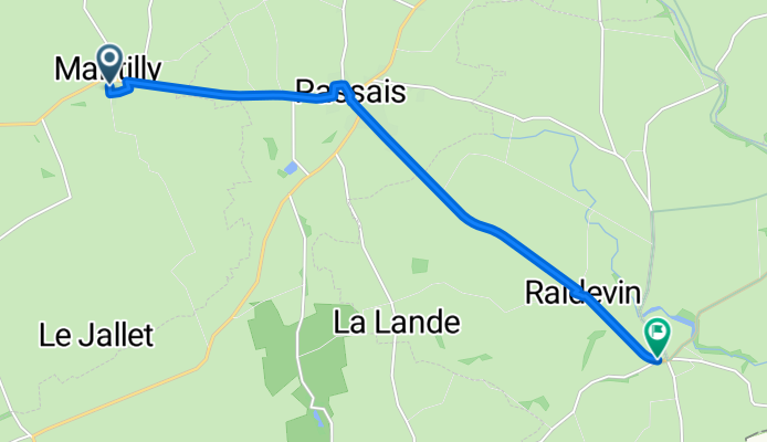 From Mantilly to Saint-Fraimbault