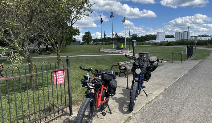 Photo 1 of the Bikemap route "day 4 otet - Westerville to cedarville"