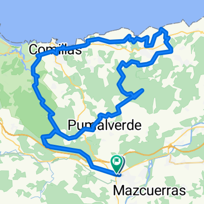 Cabezón de la sal - Mirador El Bolao - Comillas - Monte Corona - Cabezón de la Sal